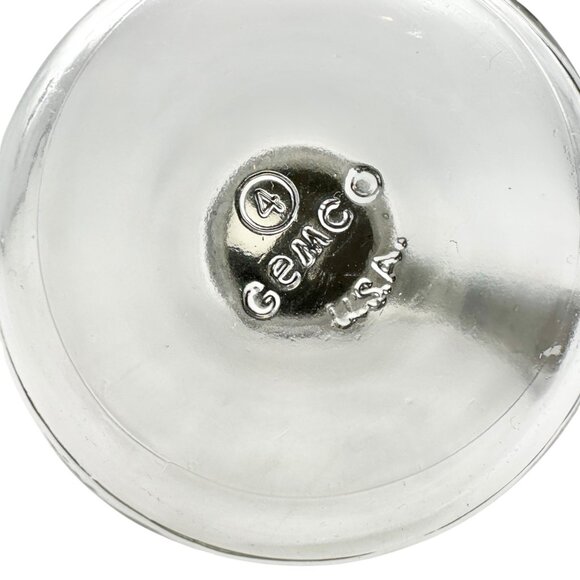 Vintage Gemco Syrup Dispenser and Nut Food Chopper with Brown Lids Glass Bodies - Picture 5 of 10